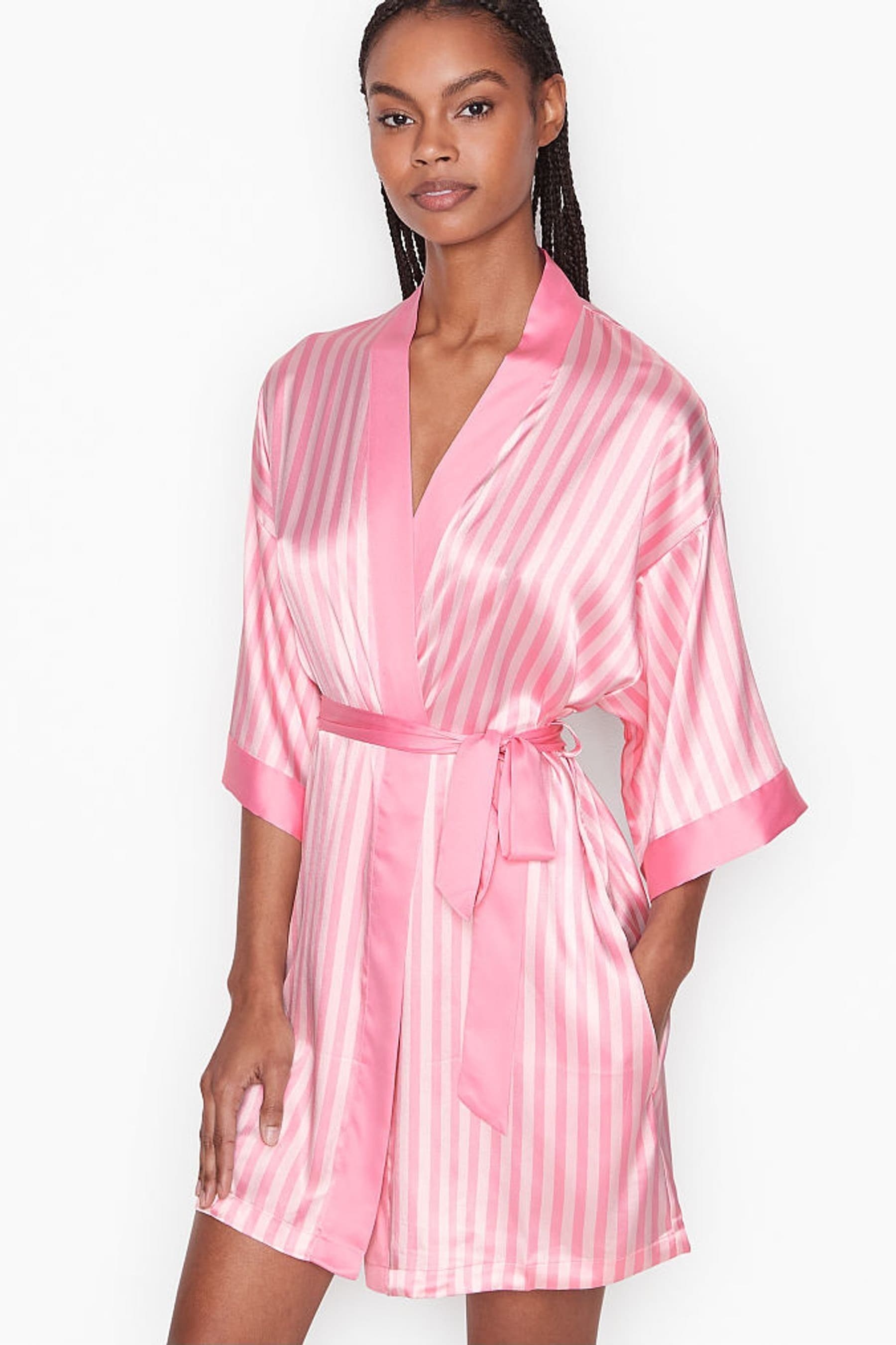 Buy Victoria's Secret Flounce Satin Dressing Gown from the Next UK