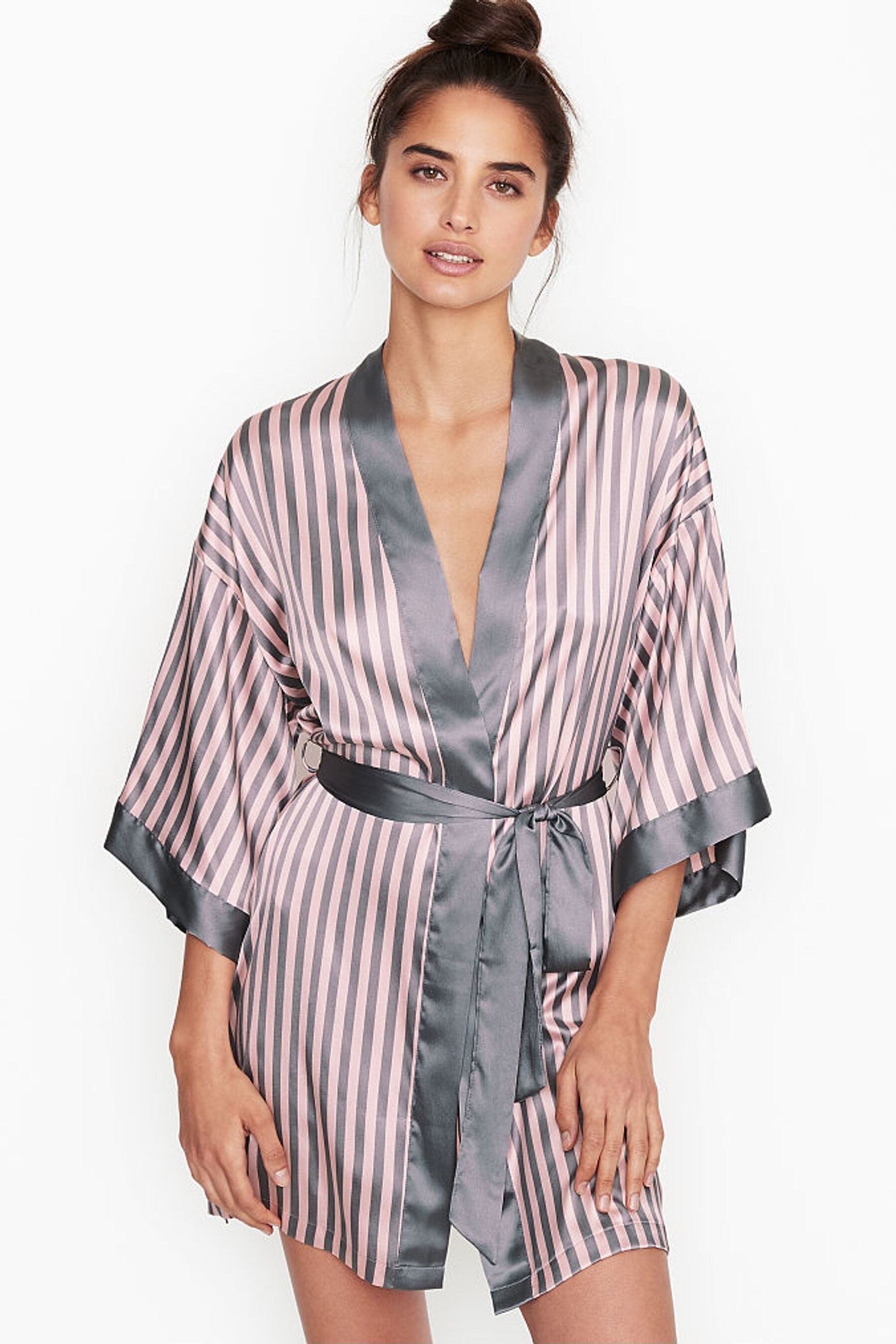Silk dressing gown victoria's secret hot sale