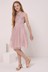 Maya Pink Girl Sleeveless Sequin Tulle Dress