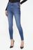 Lipsy Authentic Blue Petite Mid Rise Skinny Kate Jeans