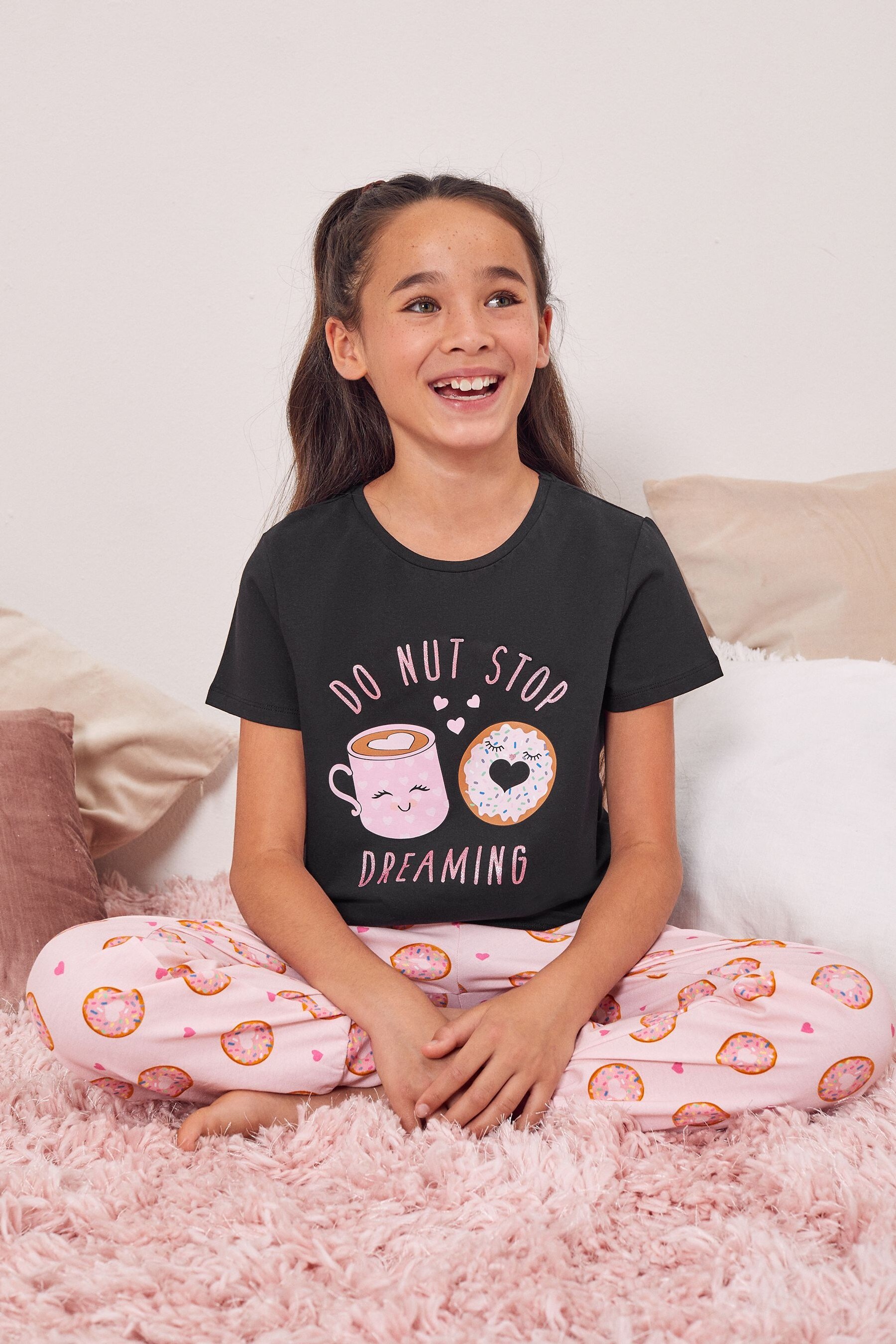 lipsy short sleeve pyjama set