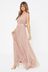 Anaya With Love Light Pink Bow Back Wide Strap Maxi Dress