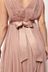 Anaya With Love Light Pink Maternity V Neck Midi Dress