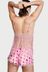 Victoria's Secret Stretch Satin Lace Back Cami Set