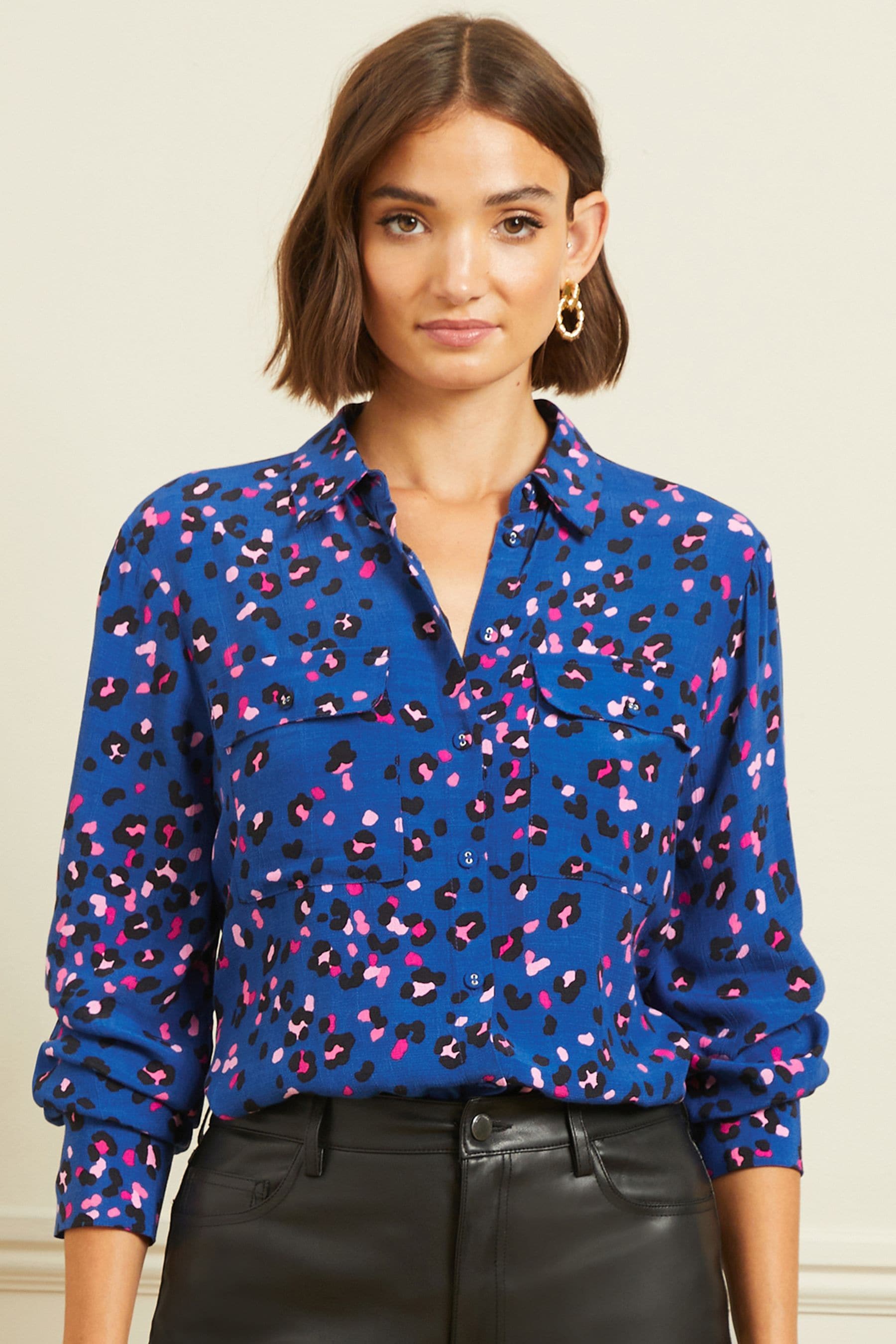 Buy Love & Roses Patch Pocket Shirt from Next Luxembourg