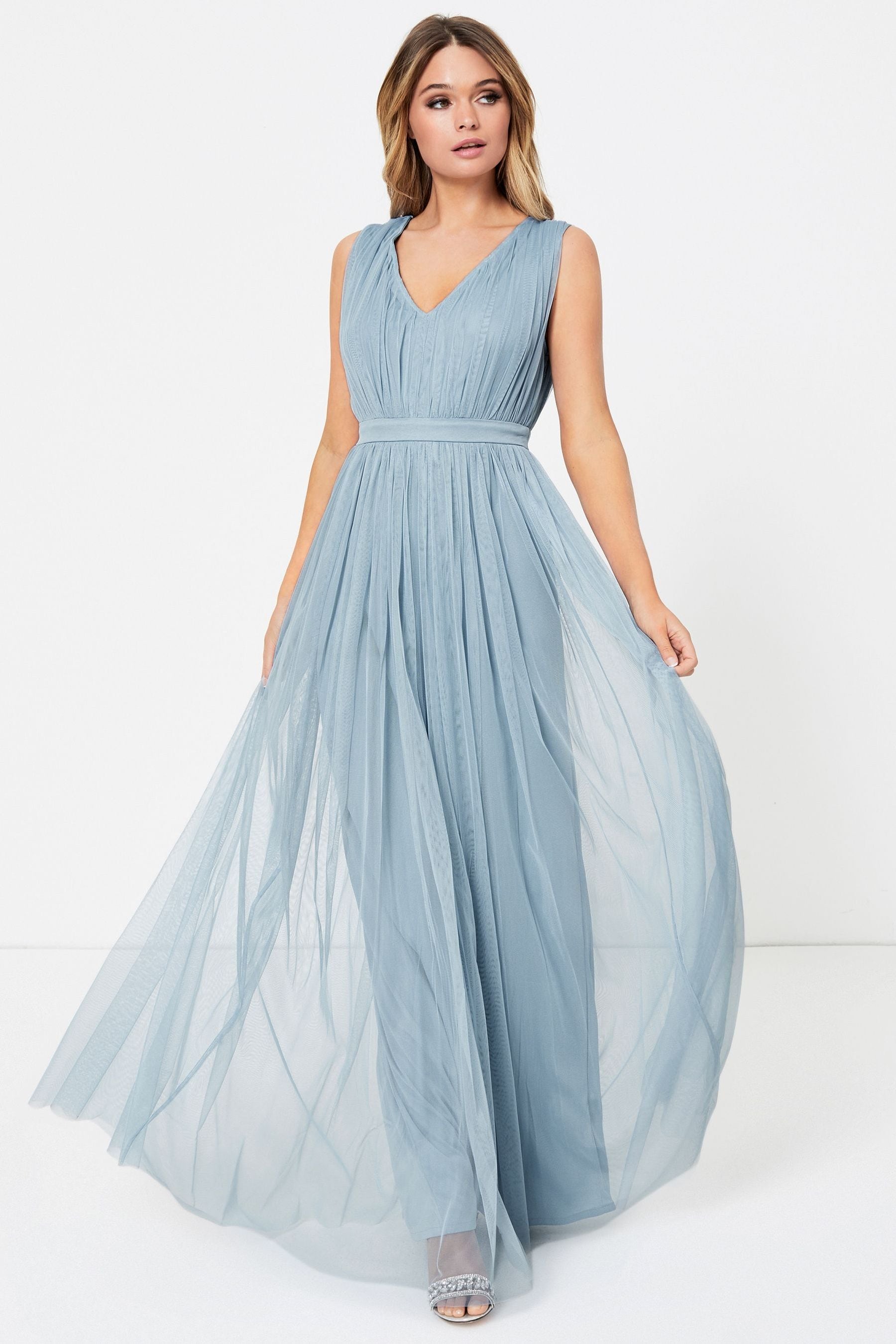 Light blue maxi dress on sale uk