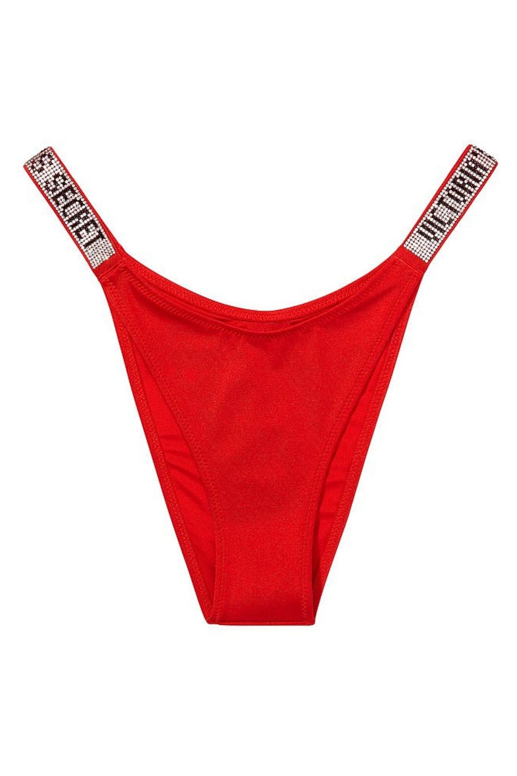 Buy Victorias Secret Shine Strap Brazilian Swim Bikini Bottom From The Victorias Secret Uk