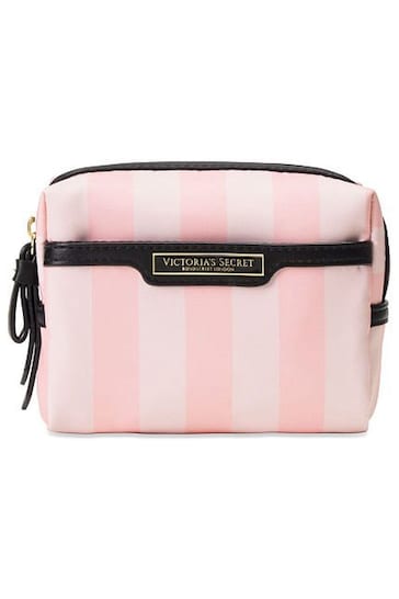 Victoria's Secret Pink Iconic Stripe Gloss & Go Mini Makeup Bag