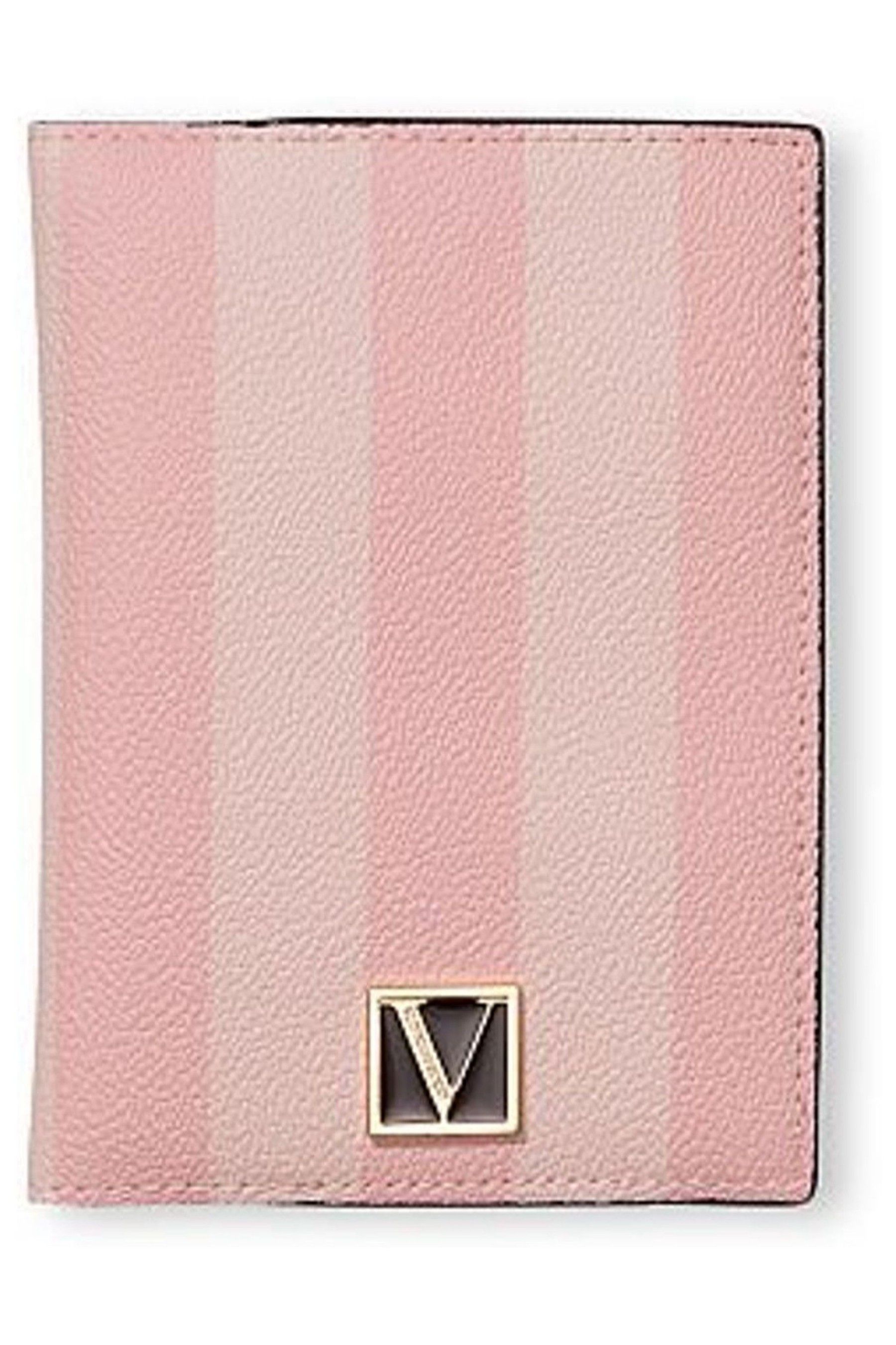 Victoria s Secret Pink Iconic Stripe Passport Case