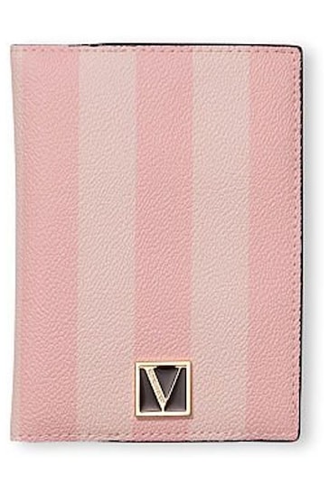 Victoria's Secret Pink Iconic Stripe Passport Case