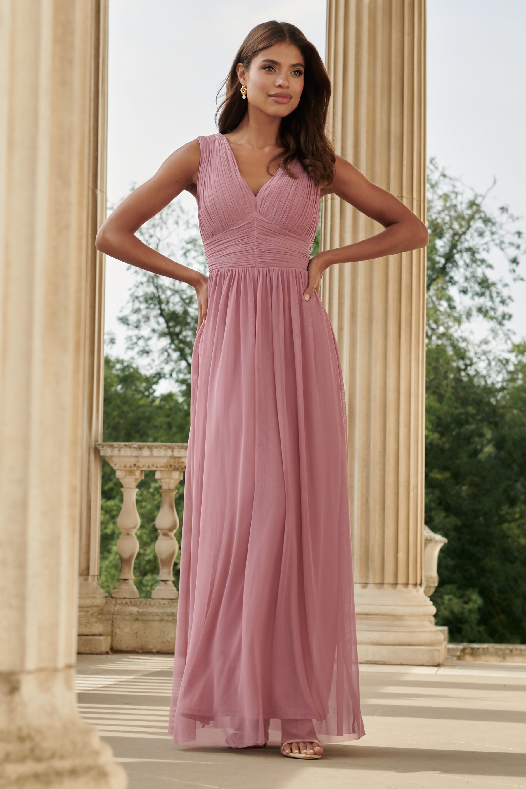 Buy Lipsy Empire Sleeveless Bridesmaid Maxi Dress from Next Ireland