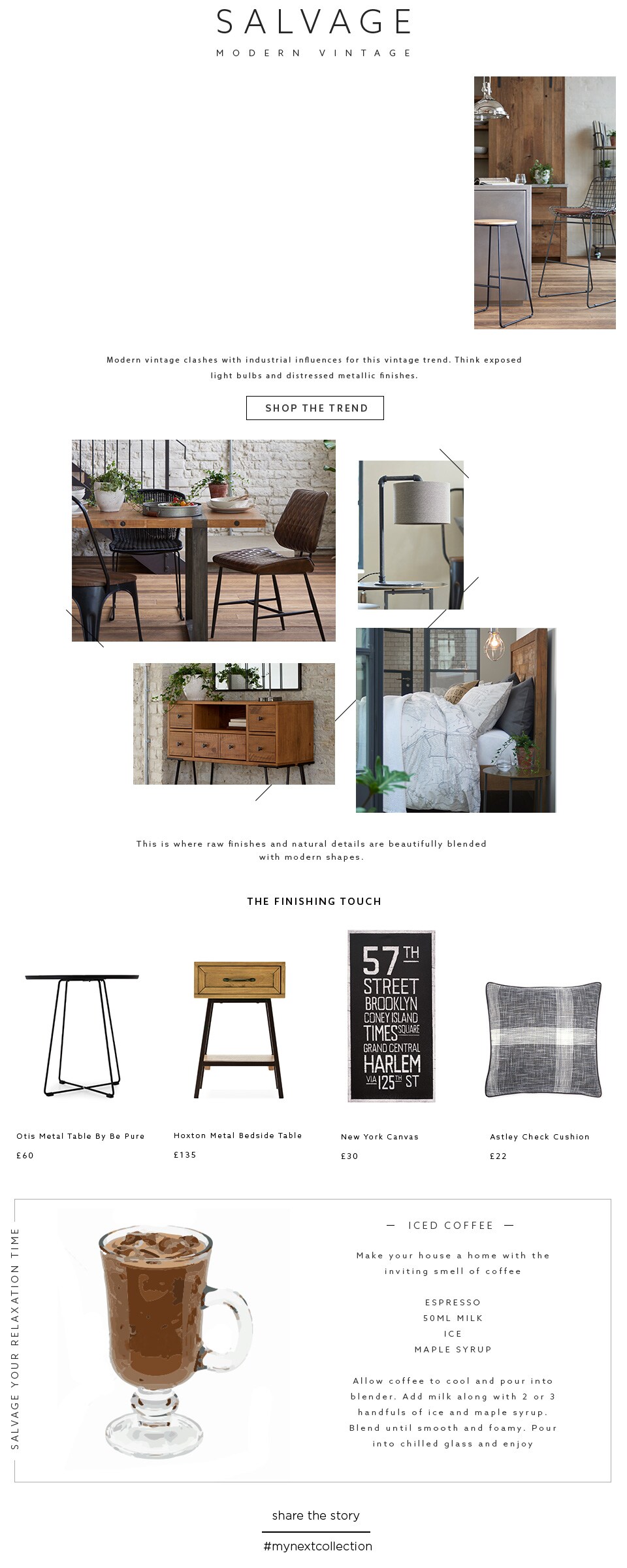 Salvage Collection Homeware Video Next Official Site