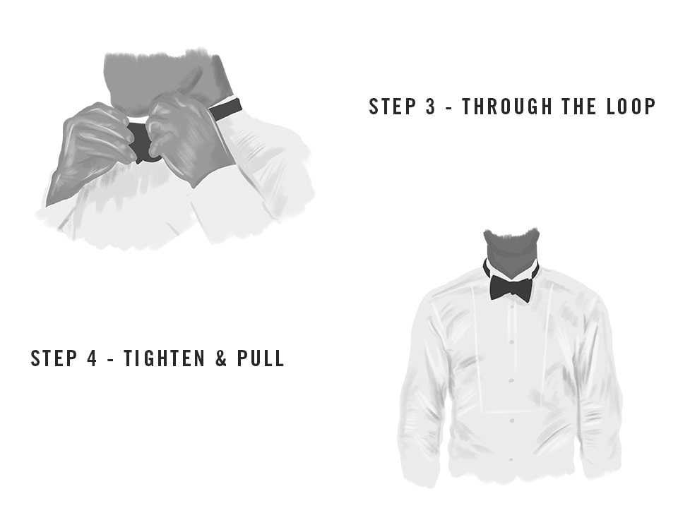 Steps to tie the perfect bow tie