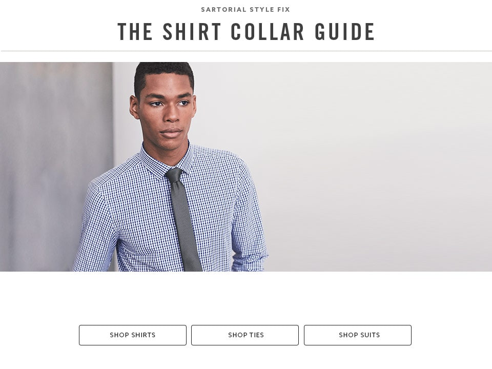 Shirt Collar Guide | Men's Tailoring Edit | Next Official Site