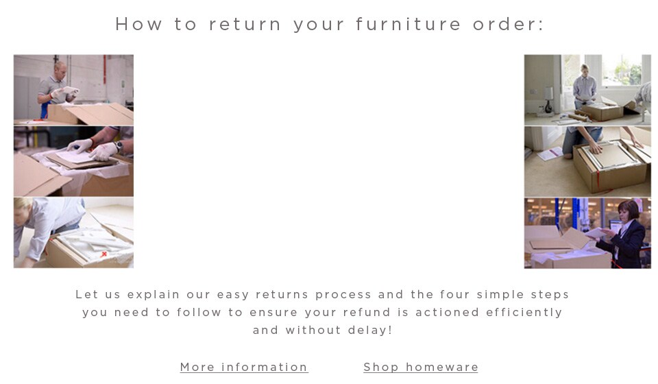 Next Homeware & Furniture Returns Explained Next Official Site