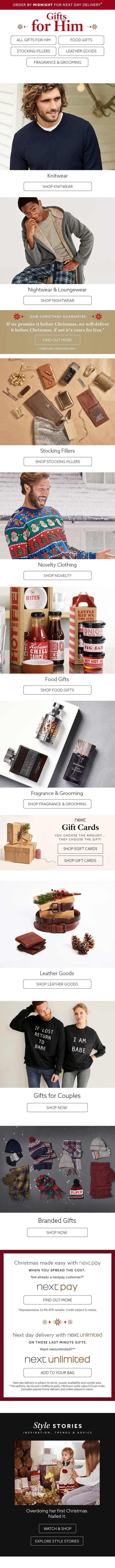 Mens gifts best sale uk