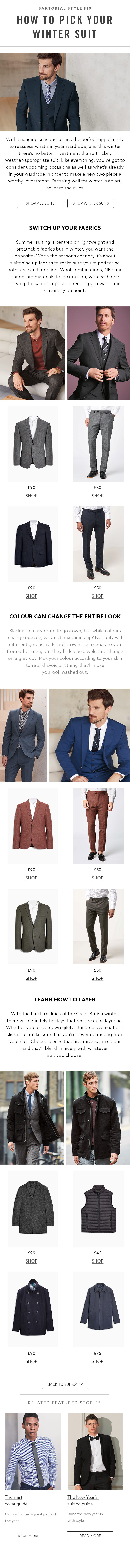 Winter Suits | Men's Tailoring Edit