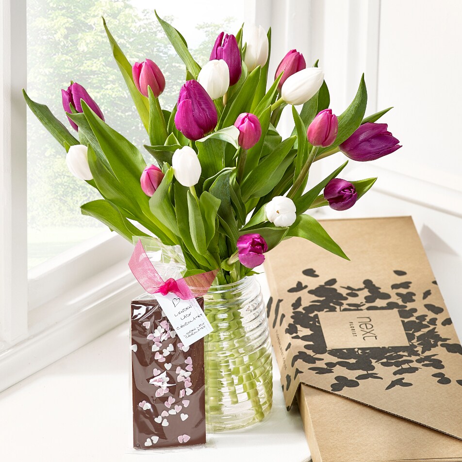 next.co.uk | Tulips and Chocolate Letterbox £25